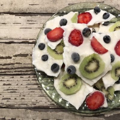 FROZEN YOGURT FRUIT BARK