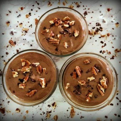 CREAMY SILKEN CACAO MOUSSE -(plant-based)